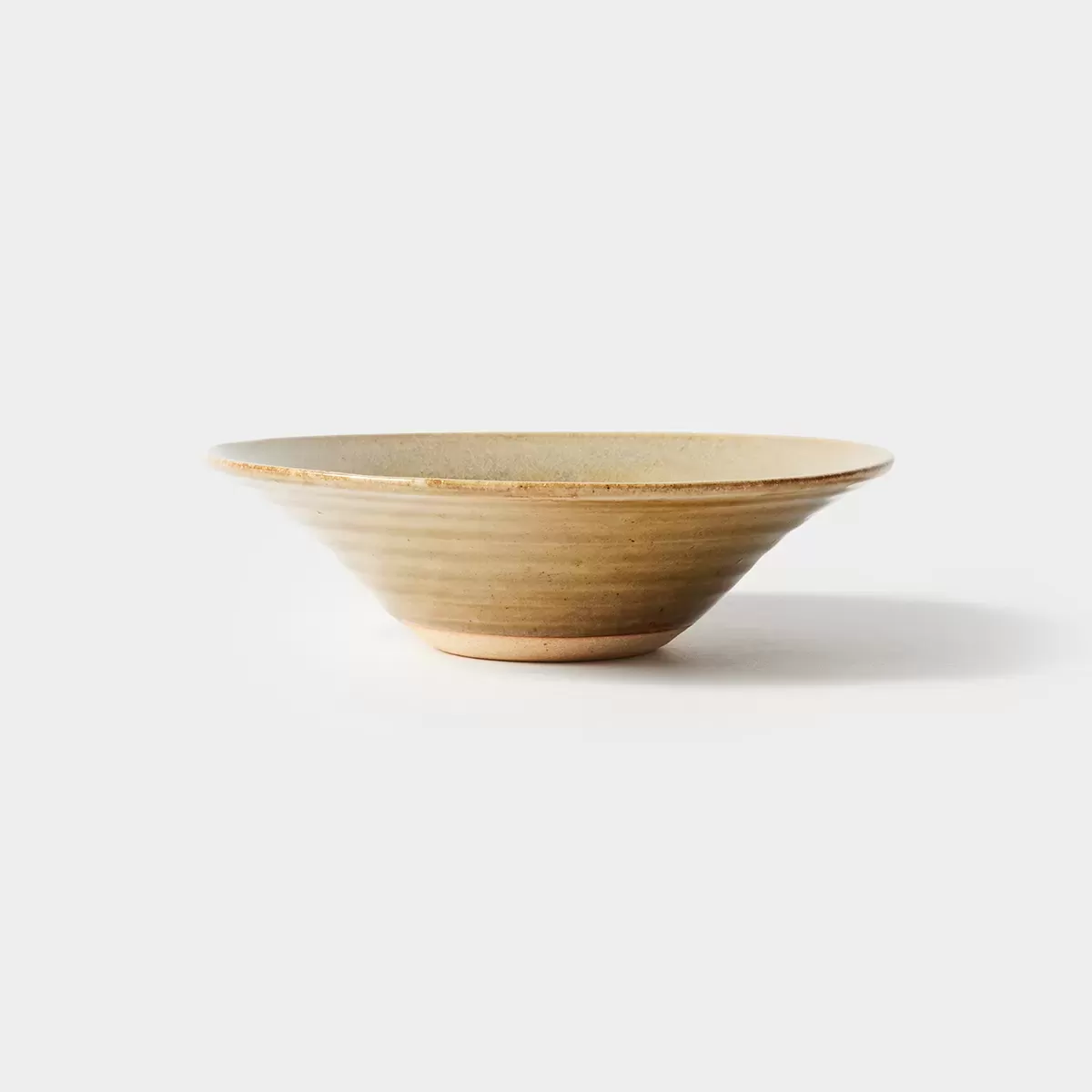【信楽焼】信楽四季彩陶 － 夏至　リムボウル　朝凪（あさなぎ） φ24cm